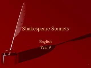 Understanding Shakespearean Sonnets: A Beginner's Guide
