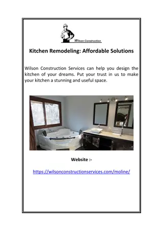 Kitchen Remodeling: Affordable Solutions