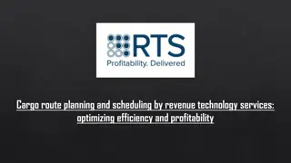 Cargo route planning and scheduling by revenue technology services (1)