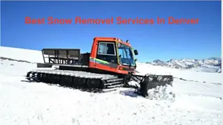 Denver snow removal services