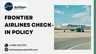 What is the Frontier Airlines check-in method?