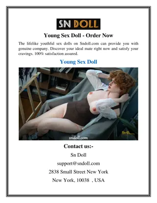 Young Sex Doll Order Now