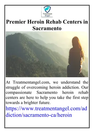 Premier Heroin Rehab Centers in Sacramento