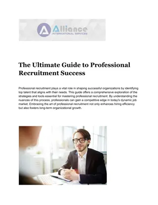 The Ultimate Guide to Professional Recruitment Success
