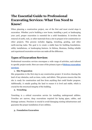 The Essential Guide to Professional Excavating Services_ What You Need to Know
