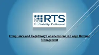 Compliance and Regulatory Considerations in Cargo Revenue Management
