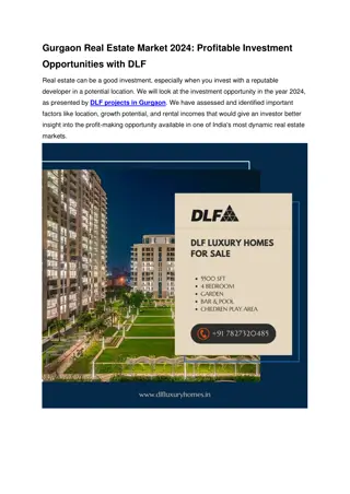 Gurgaon Real Estate Market 2024 Profitable Investment Opportunities with DLF