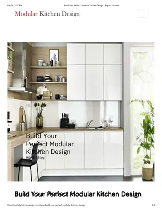 Build Your Perfect Modular Kitchen Design _ Regalo Kitchens.