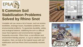 5 Common Soil Stabilization Problems Solved by Rhino Snot