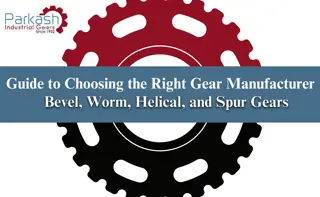 Choosing the Perfect Gear Manufacturer: A Comprehensive Guide