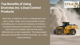 Top benefits of using envirotac dust control products