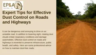 Expert Tips for Effective Dust Control on Roads and Highways