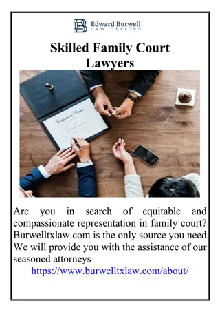 Skilled Family Court Lawyers