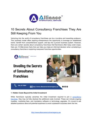 10 Secrets About Consultancy Franchises They Are Still Keeping From You