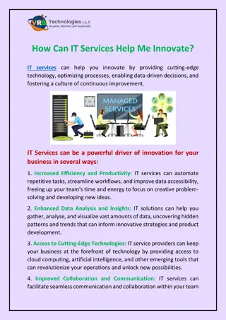 How Can IT Services Help Me Innovate?