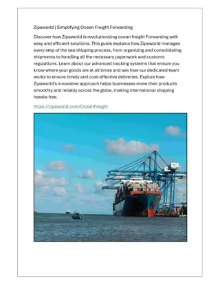 Zipaworld | Simplifying Ocean Freight Forwarding