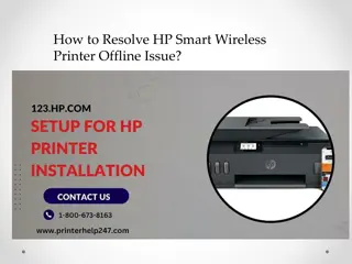 HP Smart Wireless Printer Offline Issue