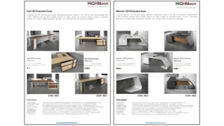 High Moon Desks Collection Catalogue Dubai