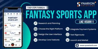 7 Easy Steps to Build a Fantasy Sports App Like Vision11