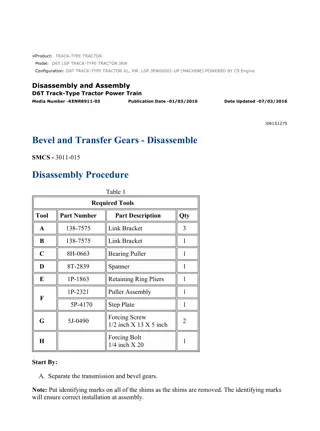 Caterpillar Cat D6T LGP TRACK-TYPE TRACTOR (Prefix JRW) Service Repair Manual Instant Download