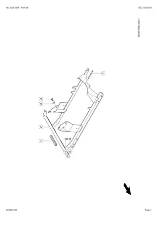 CLAAS AVERO 160 Combine Parts Catalogue Manual Instant Download (SN 45000011-4509999)