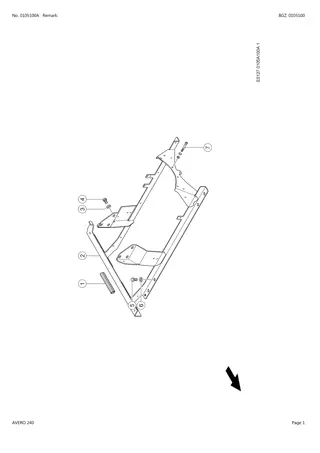 CLAAS AVERO 240 Combine Parts Catalogue Manual Instant Download (SN 45100011-45199999)