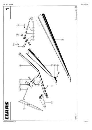 CLAAS COMMANDOR 114 CS Combine Parts Catalogue Manual Instant Download (SN 14900011-14999999)