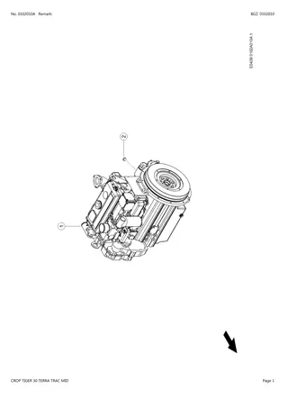 CLAAS CROP TIGER 30 TERRA TRAC MID Combine Parts Catalogue Manual Instant Download (SN 07000001-7099999)