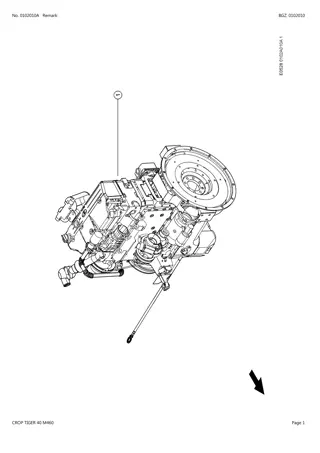 CLAAS CROP TIGER 40 M460 Combine Parts Catalogue Manual Instant Download (SN 10050090-10059999)