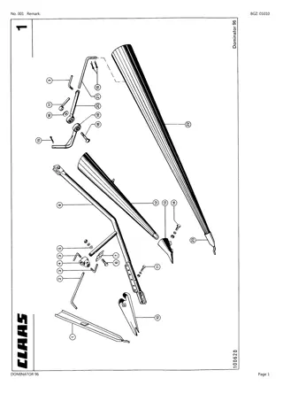 CLAAS DOMINATOR 96 Combine Parts Catalogue Manual Instant Download (SN 08900021-08999999)