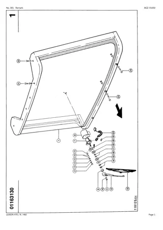 CLAAS LEXION 470  470 R  460 Combine (NA) Parts Catalogue Manual Instant Download (SN 56500011-56599999)