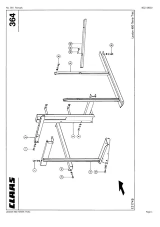 CLAAS LEXION 480 TERRA-TRAC Combine Parts Catalogue Manual Instant Download (SN 46800011-46899999)