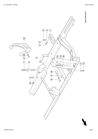 CLAAS LEXION 630-620 Combine Parts Catalogue Manual Instant Download (SN C6300011-C6399999)