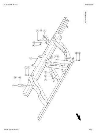 CLAAS LEXION 750-740 Australia Combine Parts Catalogue Manual Instant Download (SN C5500011-C5599999)