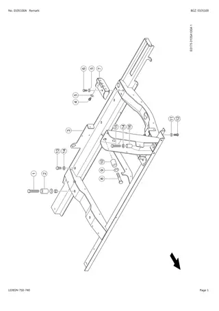 CLAAS LEXION 750-740 Combine Parts Catalogue Manual Instant Download (SN C5500011-C5599999)