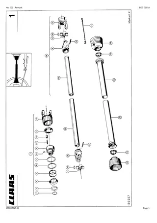 CLAAS MARKANT 41 Baler Parts Catalogue Manual Instant Download (SN 01500011-01599999) 1