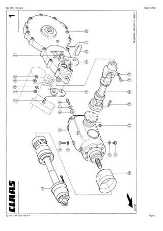 CLAAS QUANTUM 5500 - 4500 P Loader Wagon Parts Catalogue Manual Instant Download (SN 69601001-69699999)