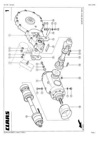 CLAAS QUANTUM 6800 S  5500 S  4500 S Loader Wagon Parts Catalogue Manual Instant Download (SN 61402001-61402393)