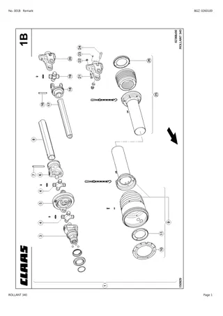 CLAAS ROLLANT 340 Baler Parts Catalogue Manual Instant Download (SN 76000011-76005209)