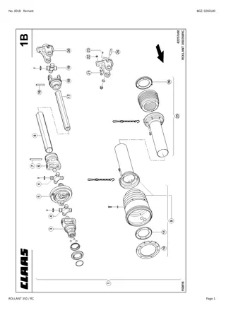 CLAAS ROLLANT 350 RC Baler Parts Catalogue Manual Instant Download (SN 76200011-76202601)