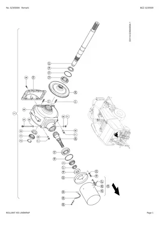 CLAAS ROLLANT 455 UNIWRAP Baler Parts Catalogue Manual Instant Download (SN 75000011-75099999)