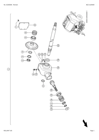 CLAAS ROLLANT 520 Baler Parts Catalogue Manual Instant Download (SN 76000011-76099999)