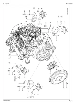 CLAAS SCORPION 7035 Telehandler Parts Catalogue Manual Instant Download (SN 415150001-415159999)