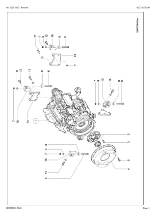 CLAAS SCORPION 7040 Telehandler Parts Catalogue Manual Instant Download (SN 402030001-402039999)