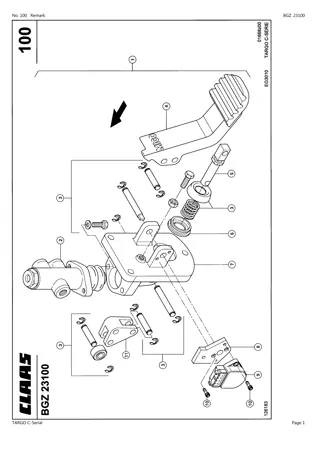 CLAAS TARGO C Serisl Telehandler Parts Catalogue Manual Instant Download (SN 50600011-50699999)