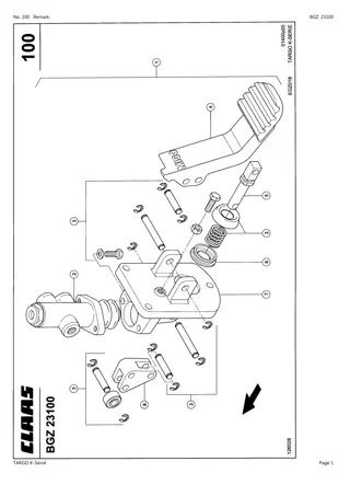 CLAAS TARGO K Serial Telehandler Parts Catalogue Manual Instant Download (SN 51200011-51299999)