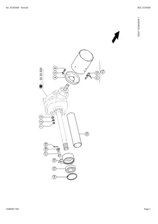 CLAAS VARIANT 450 Baler Parts Catalogue Manual Instant Download (SN 77000685-77009999)