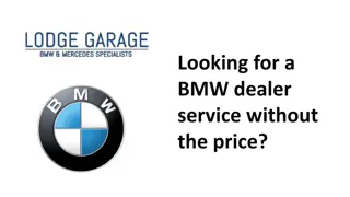 BMW Car Repair Servicing -  Lodge Garage