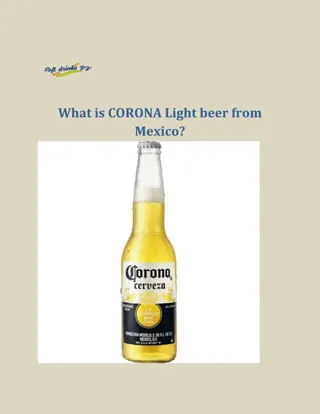 What is CORONA Light beer from Mexico