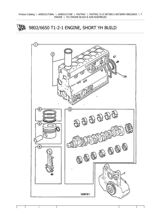 JCB 2115 FASTRAC Parts Catalogue Manual Instant Download (SN 00738011-00738959)